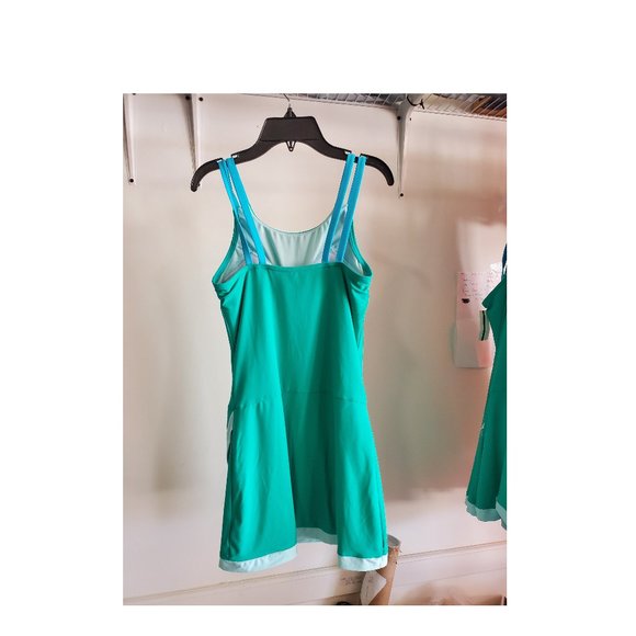 NWOT Lands' End Women's Tummy Control Padded Swim Dress One Piece 4 $85 4C234 - Picture 2 of 5